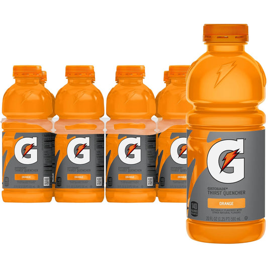 8-Pack Gatorade Thirst Quencher Orange 20 Fl Oz Bottles