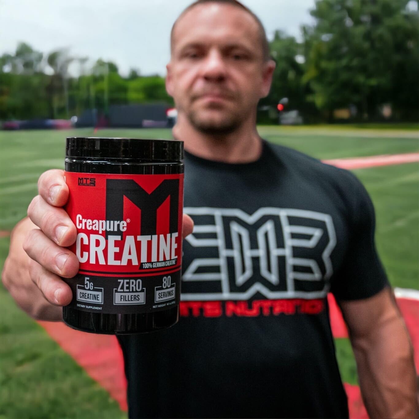 80 Servings MTS Nutrition Creapure Creatine Powder for Muscle Growth and Recovery - Unflavored Supplement