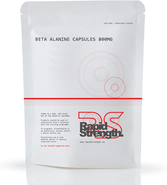 800MG Beta Alanine Capsules for Rapid Strength - Pre-Workout Muscle Growth Support - Boost Athletic Performance - Nutritional Supplements for Healthy Lifestyle