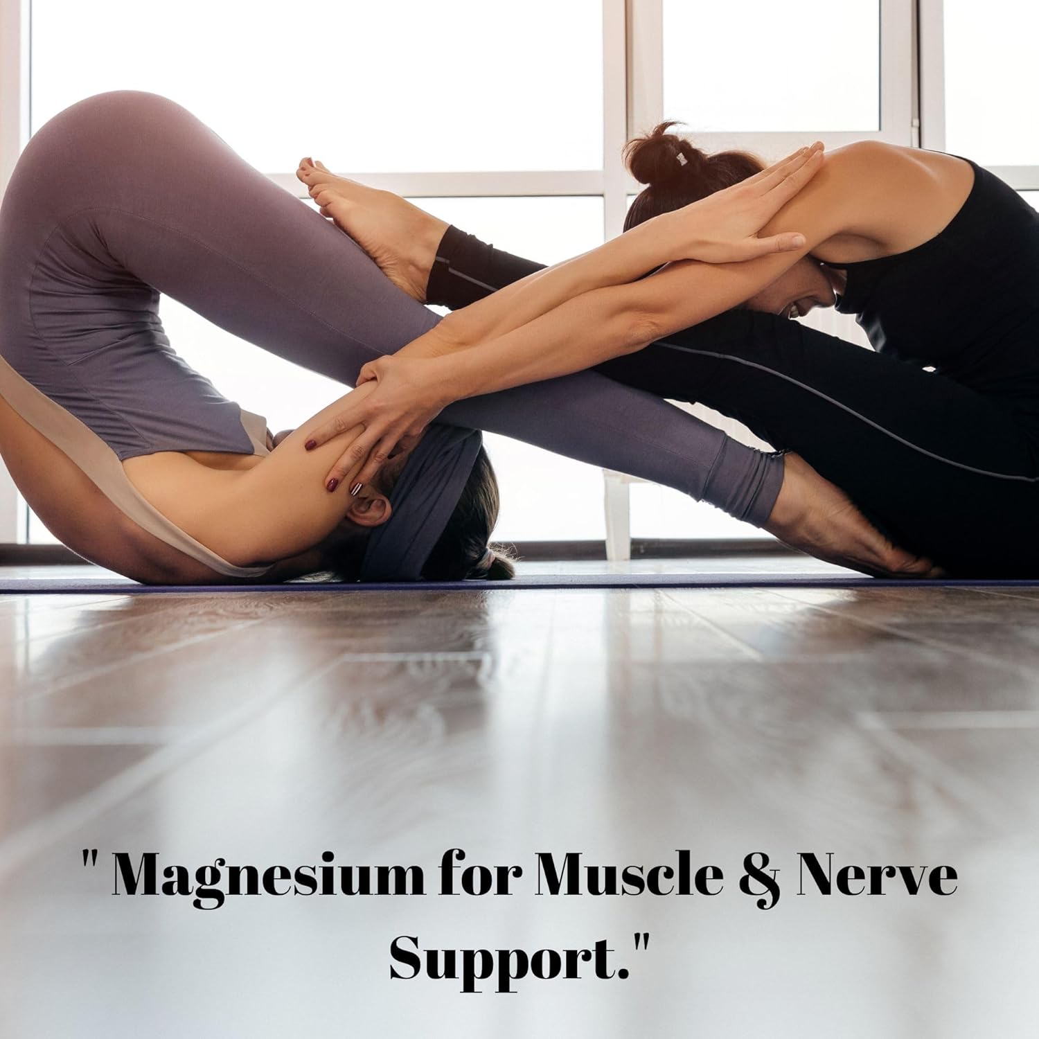 800mg Byblite Magnesium Glycinate for High Absorption - Promotes Wellness, Sleep, Muscle Function, Heart Health, and Stress Relief