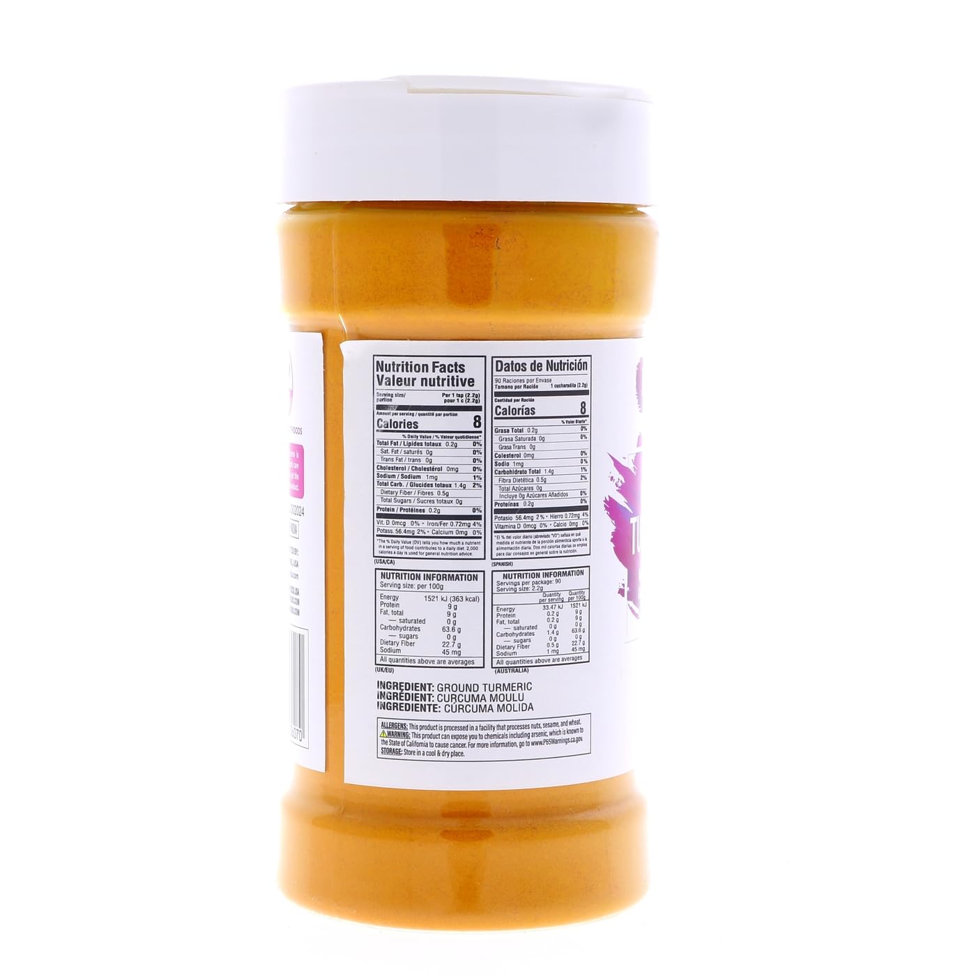 8.11 OZ Pardesi Turmeric Root Powder - 100% Pure Curcumin Ground - Non GMO Indian Turmeric Powder with Shaker Jar - Vegan & Gluten Friendly - Salt Free