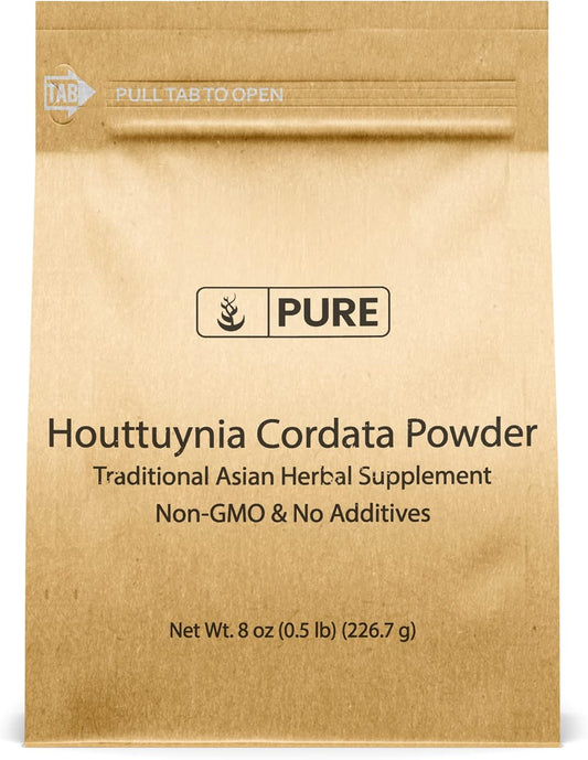 8oz Houttuynia Cordata Herbal Supplement with Pure Original Ingredients for Heart Health - Traditional Asian Fish Mint Leaf