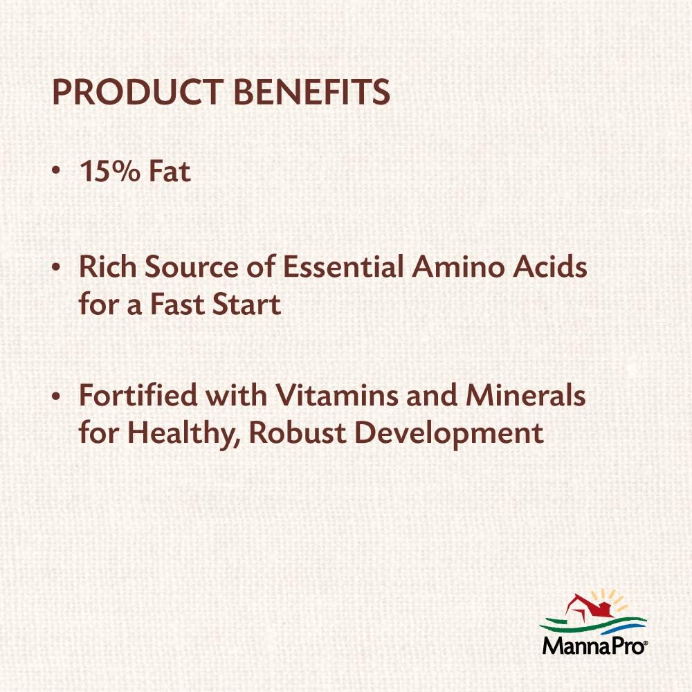 8oz Manna Pro Goat Kid Colostrum Supplement with Vitamins & Minerals - Supports Healthy Development in First 24 Hours