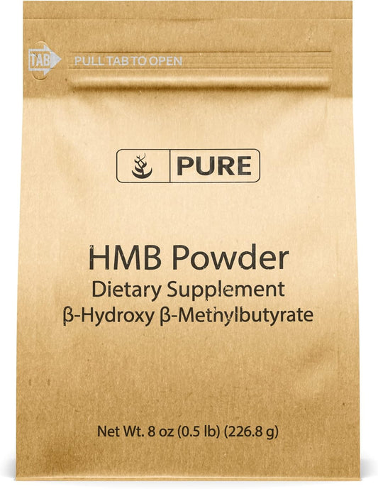 8oz Non-GMO HMB Supplement with Pure Original Ingredients - Gluten-Free & Lab-Verified