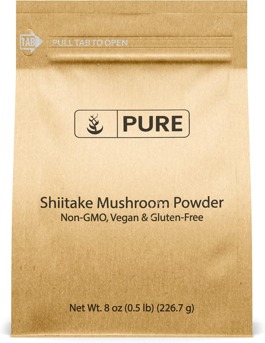 8oz Pure Original Shiitake Mushroom: Black Forest Herbal Extract, Traditional Supplement