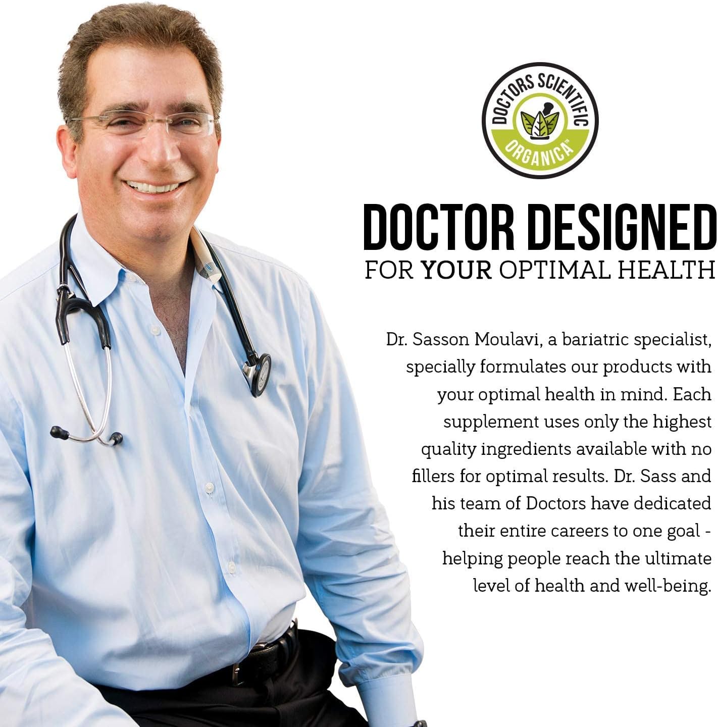 90 Capsules Doctors Scientific DSO Vegan Algae Omega 3 Supplement - Plant Based EPA & DHA Fatty Acids - Eco-Friendly USA-Made
