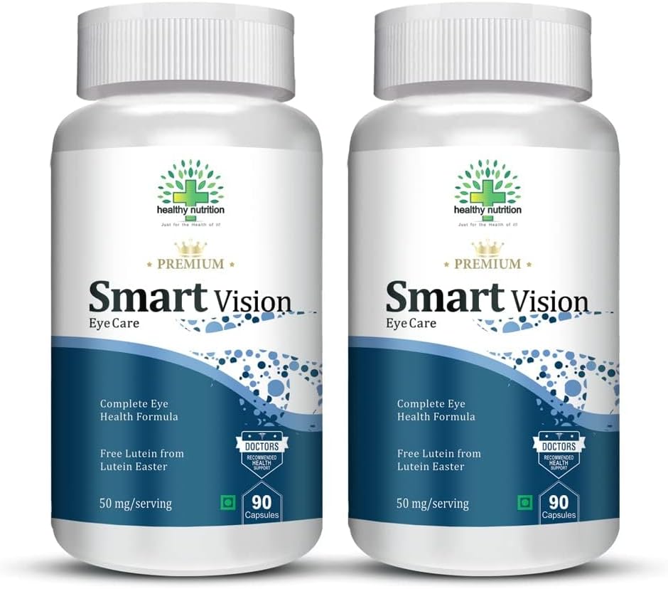 90 Capsules Eye Care Supplement for Vision Improvement, Blue Light Protection, Glare Sensitivity, Digital Eye Strain - Lutein & Zeaxanthin Formula