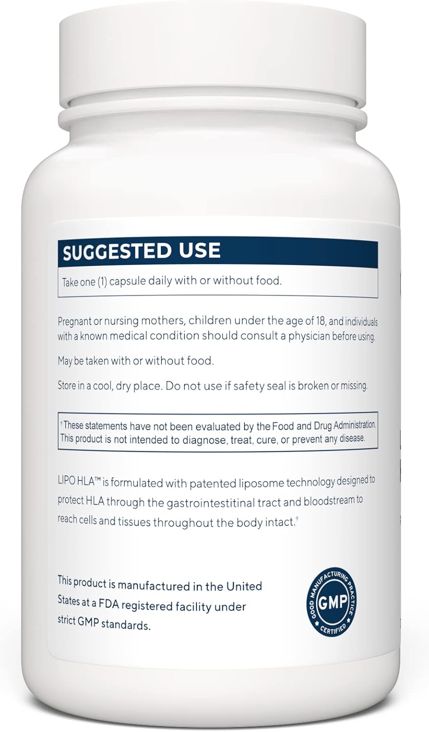 90 Liposomal Hyaluronic Acid Capsules by Renue By Science | 150mg HLA Supplements | Non-GMO & Third-Party Tested | Made in USA