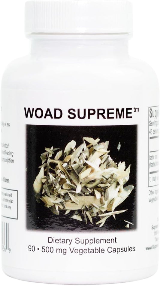 90 Pure Isatis Root Vegetarian Capsules by Supreme Nutrition - Woad Supreme for Superior Nutrition