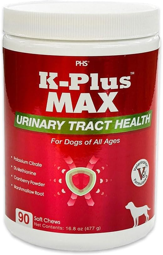 90 Soft Chews for Urinary Tract Health - Cranberry, Potassium Citrate, Methionine - Supports UTI, Bladder, Kidney