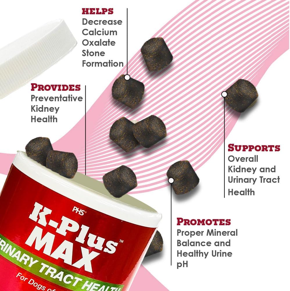 90 Soft Chews for Urinary Tract Health - Cranberry, Potassium Citrate, Methionine - Supports UTI, Bladder, Kidney