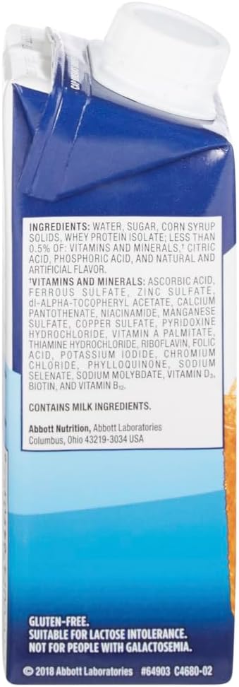 Abbott 64903 Ensure Clear Apple 8 Ounce Recloseable Carton - Single Pack