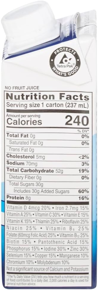Abbott 64903 Ensure Clear Apple 8 Ounce Recloseable Carton - Single Pack