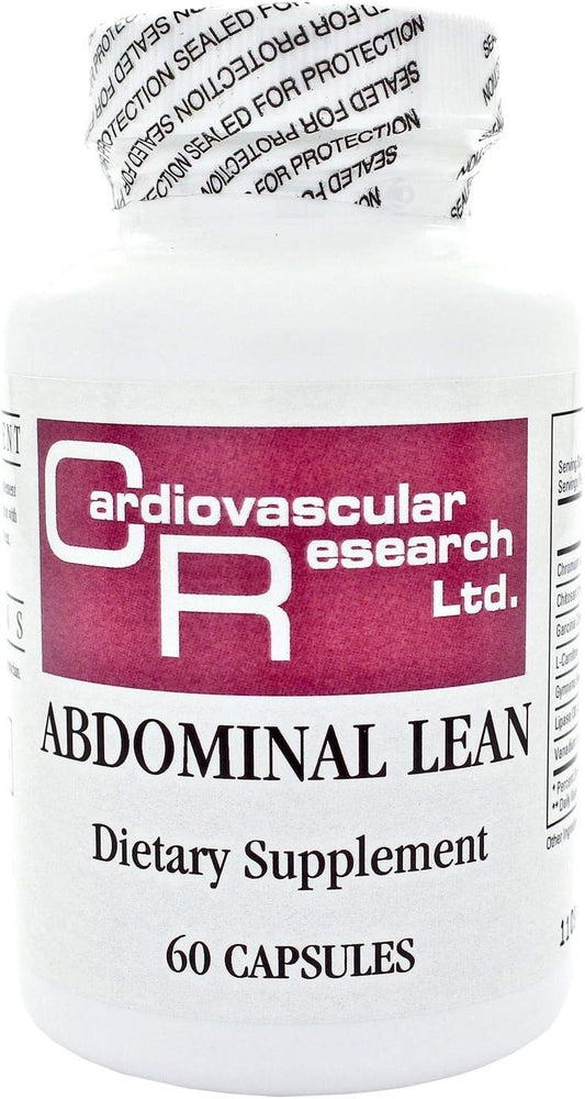 Abdominal Lean Cardiovascular Research Supplement - 60 Count White Tablets