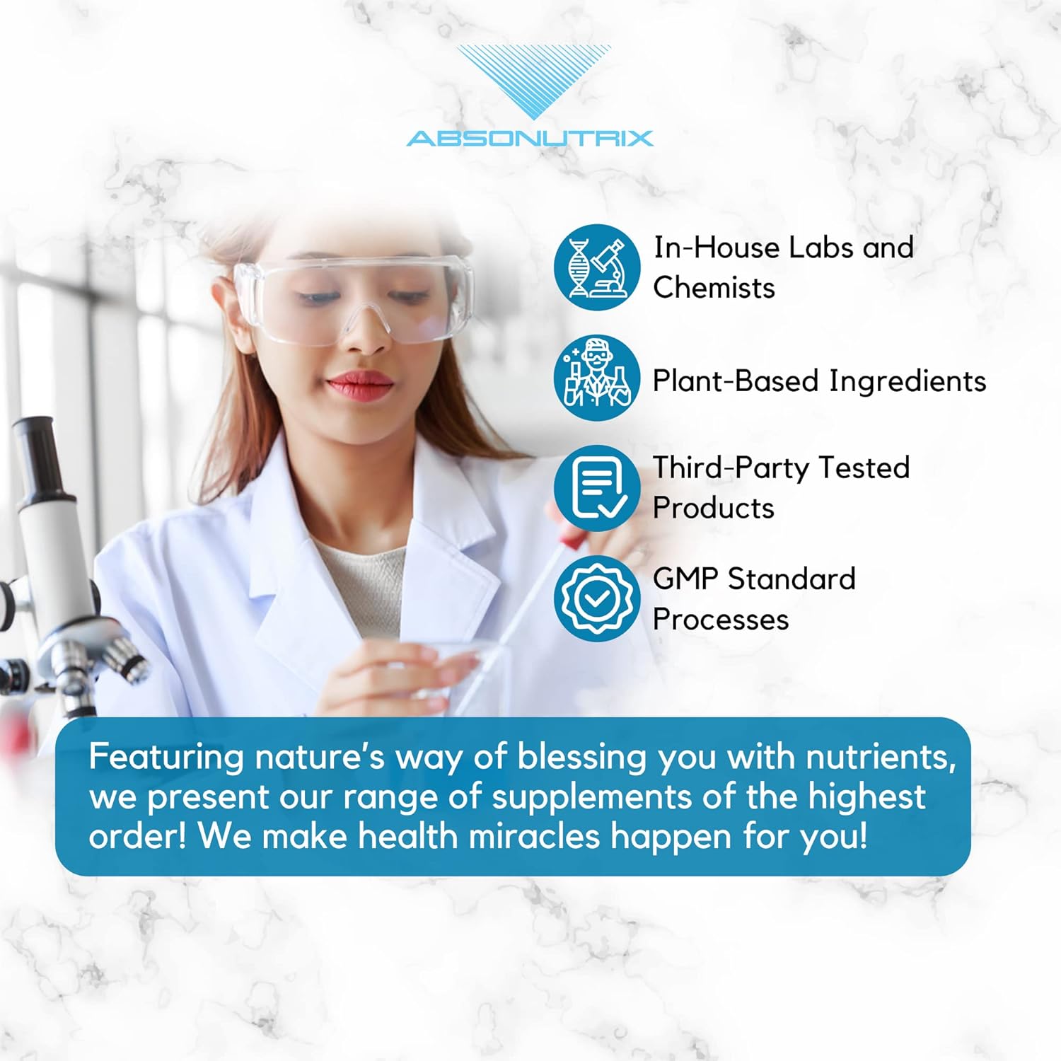 Absonutrix Horse Chestnut Extract 550mg Drops - 4 Oz (200 Servings) - Detox & Circulation Support - Third-Party Tested - USA Made