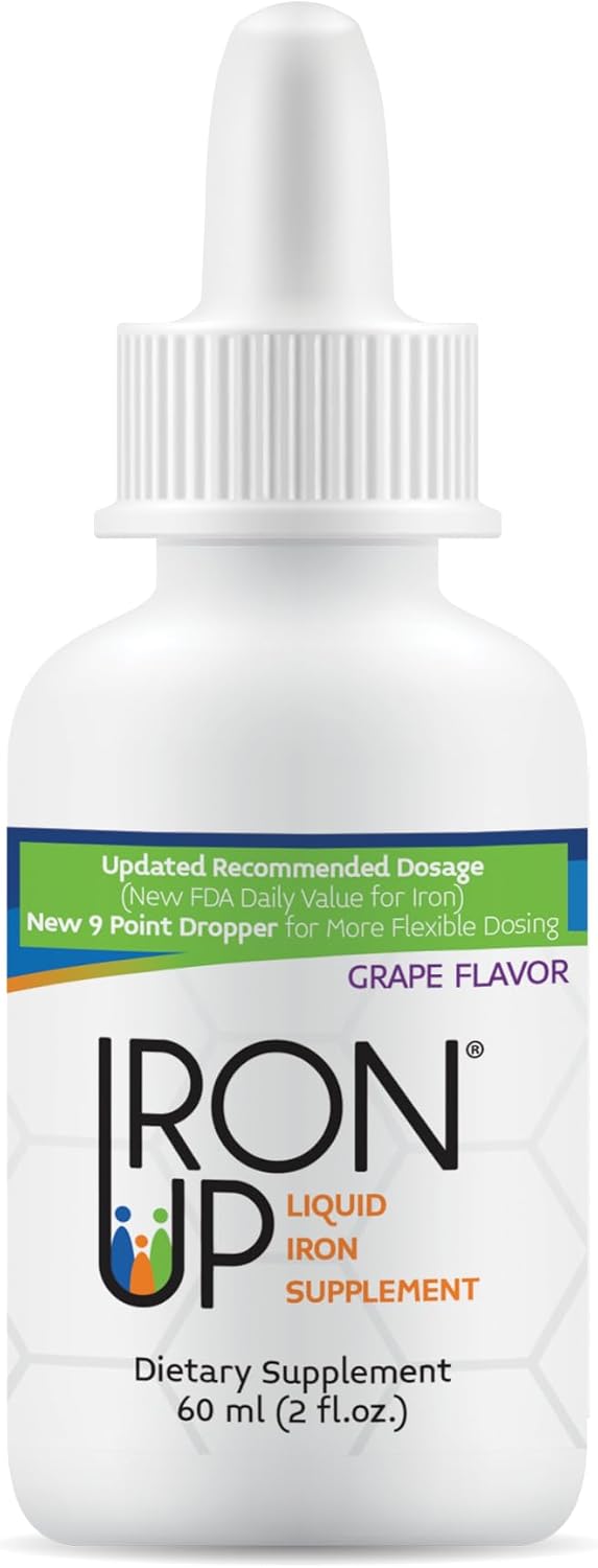 A.C. GRACE COMPANY Liquid Iron Supplement, Grape Flavor, 2 fl oz - Boost Your Iron Levels