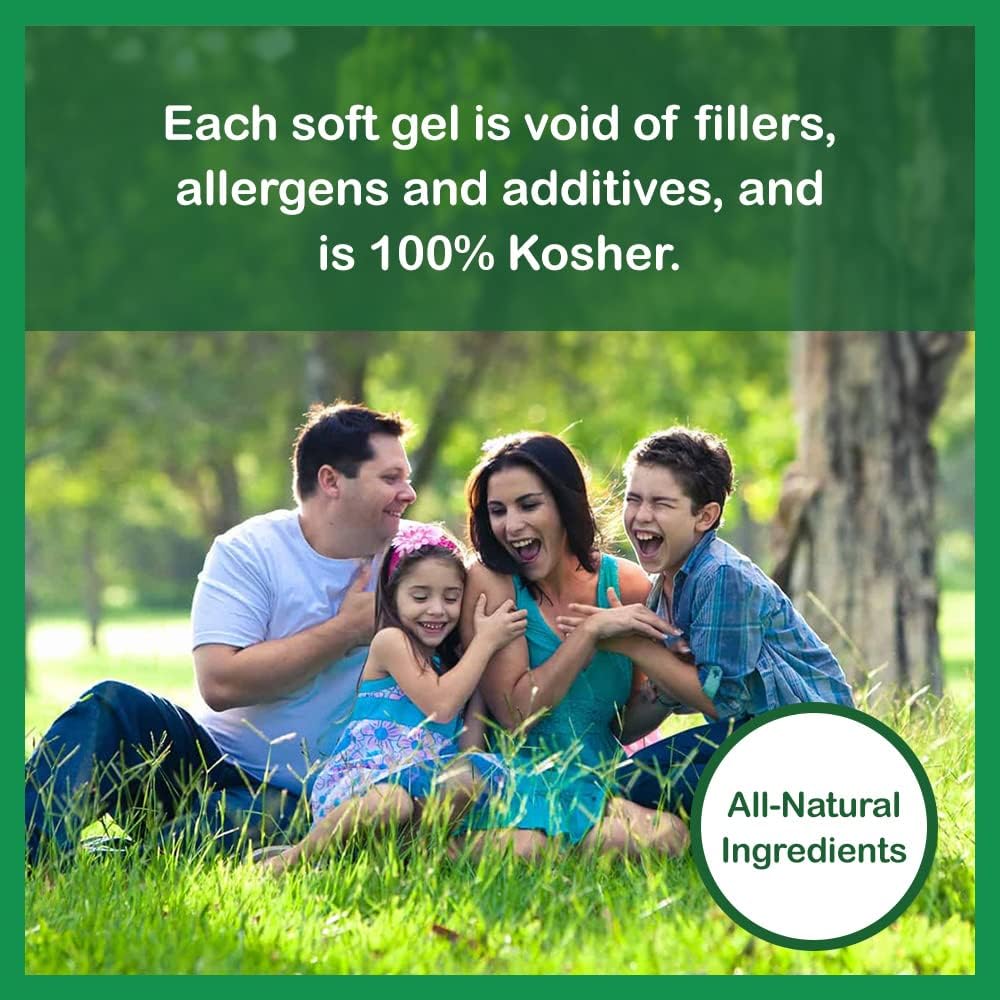 A.C. Grace Company Vitamin E Soft Gels for Brain Health, General Wellness, and Aging Support - All-Natural and Kosher Formula