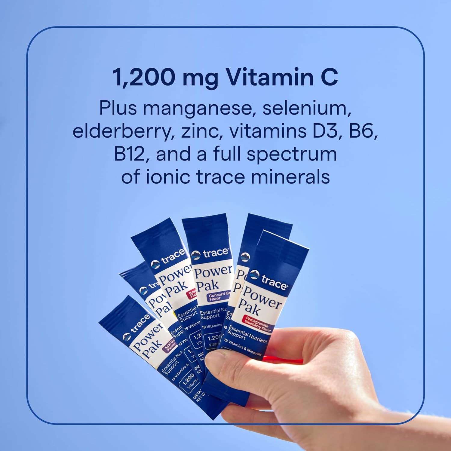 Acai Berry Electrolyte Powder Packets with Vitamin C, Zinc, and Magnesium - Boost Immunity, Hydration, and Energy - 30 Packets