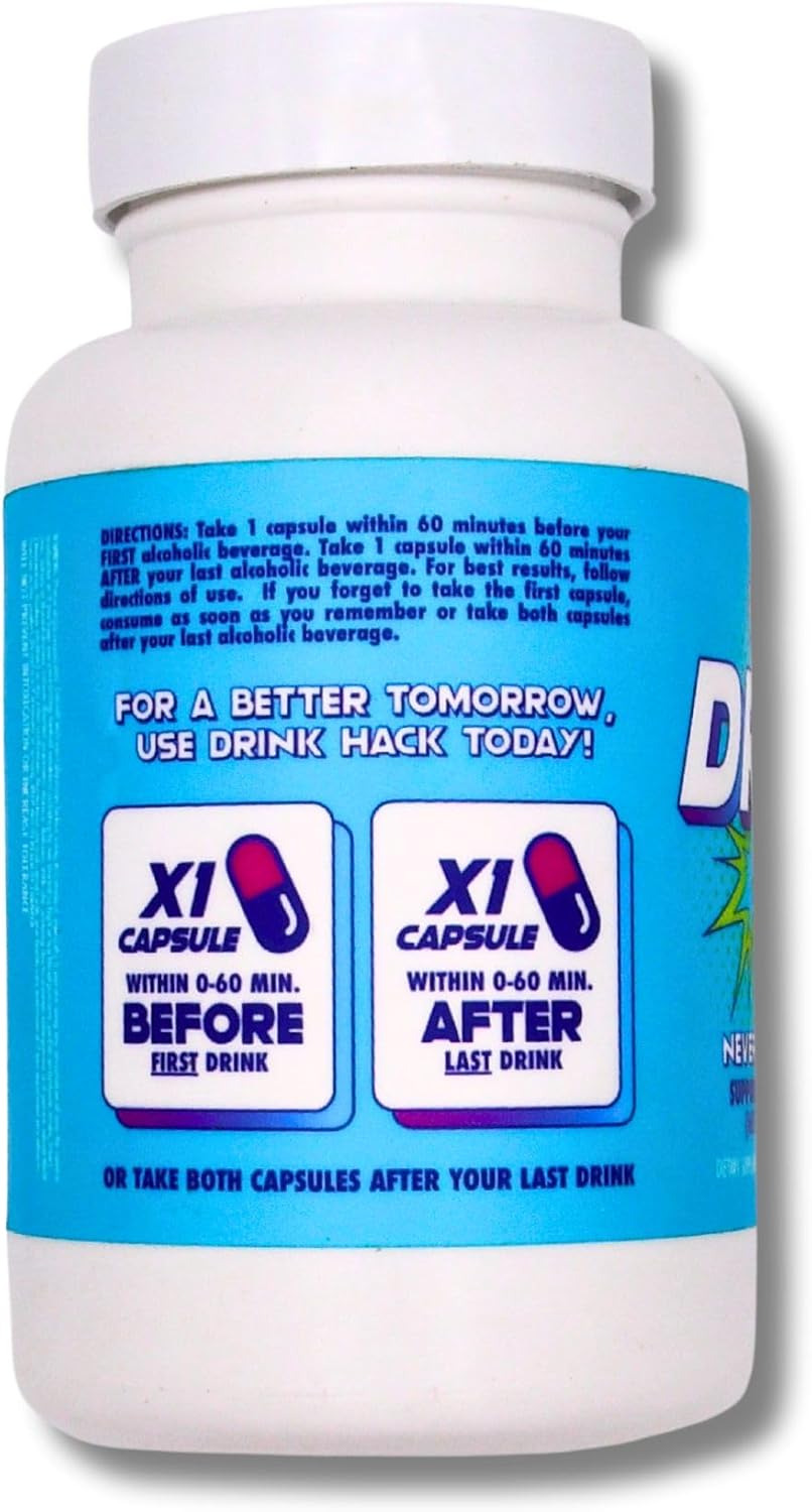 Acetaldehyde Elimination Drink Formula with Pantethine, Panax Ginseng, B Vitamins - 30 Servings