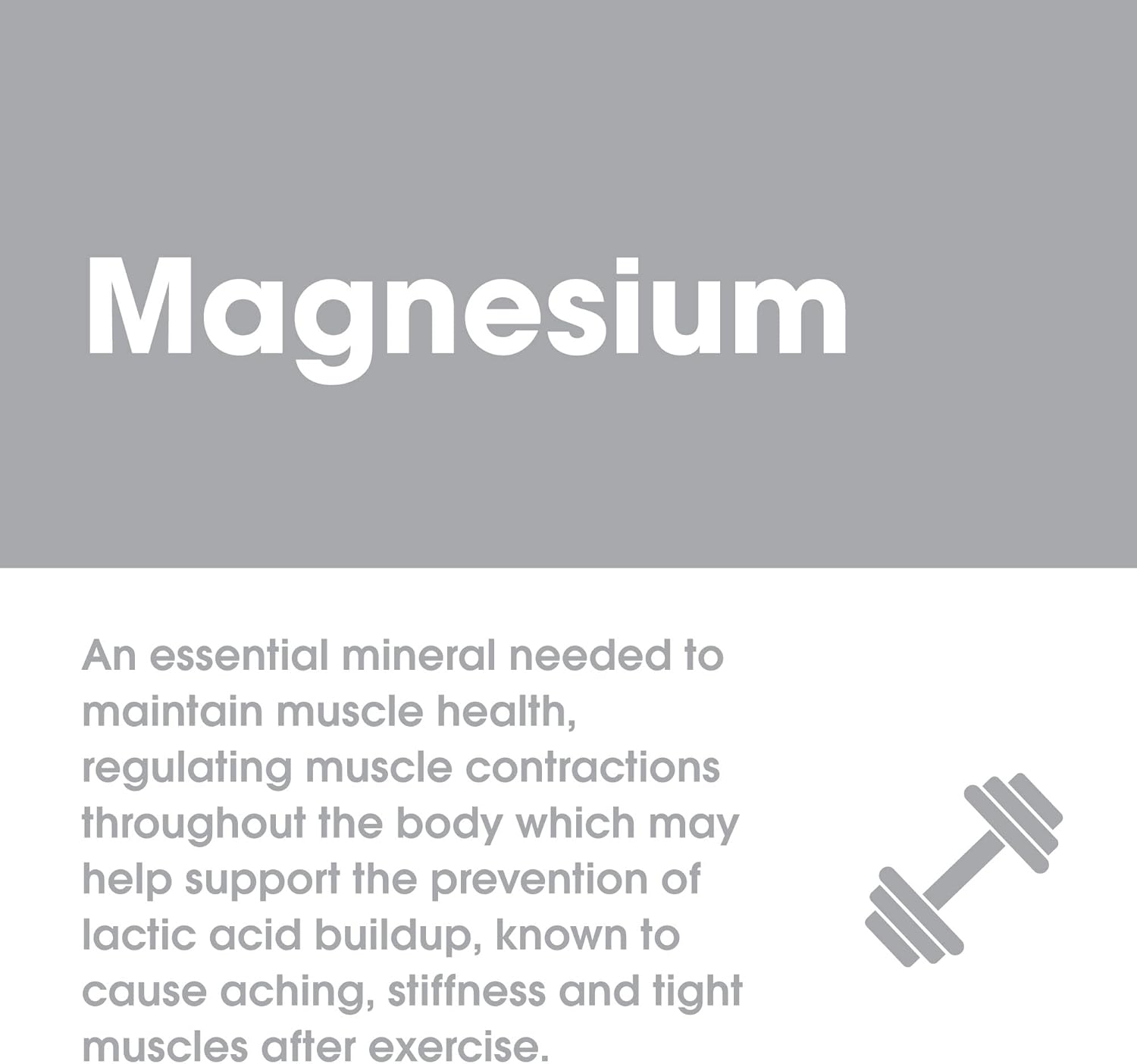 Active Recharge Magnesium Supplement for Better Muscle Function and Heart Health, 100 Tablets