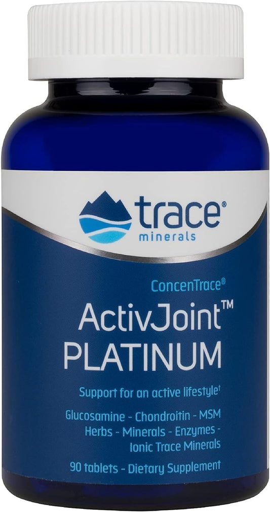 ActivJoint Platinum Trace Minerals Supplement for Bone, Joint, Muscle, and Heart Health - 90 Tablets