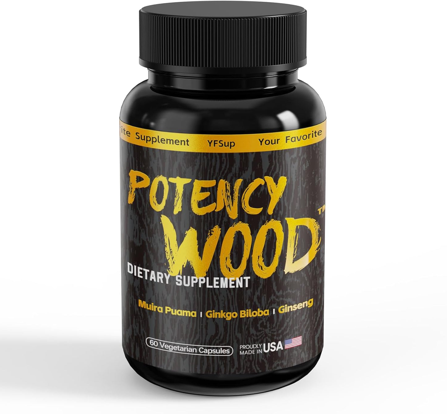 Adaptogen Energy Support Herbal Supplements with Ginseng, Ashwagandha, and Gingko - 60 Capsules for Immune Health and Stamina