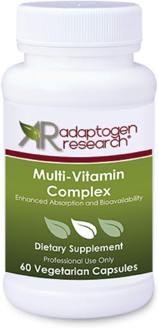 Adaptogen Research Once Daily Multi-Vitamin Complex with Enhanced Absorption - 60 Vegetarian Capsules