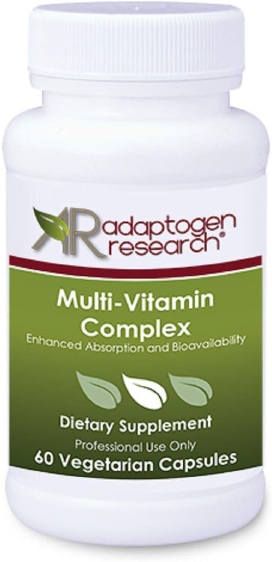 Adaptogen Research Once Daily Multi-Vitamin Complex with Enhanced Absorption - 60 Vegetarian Capsules