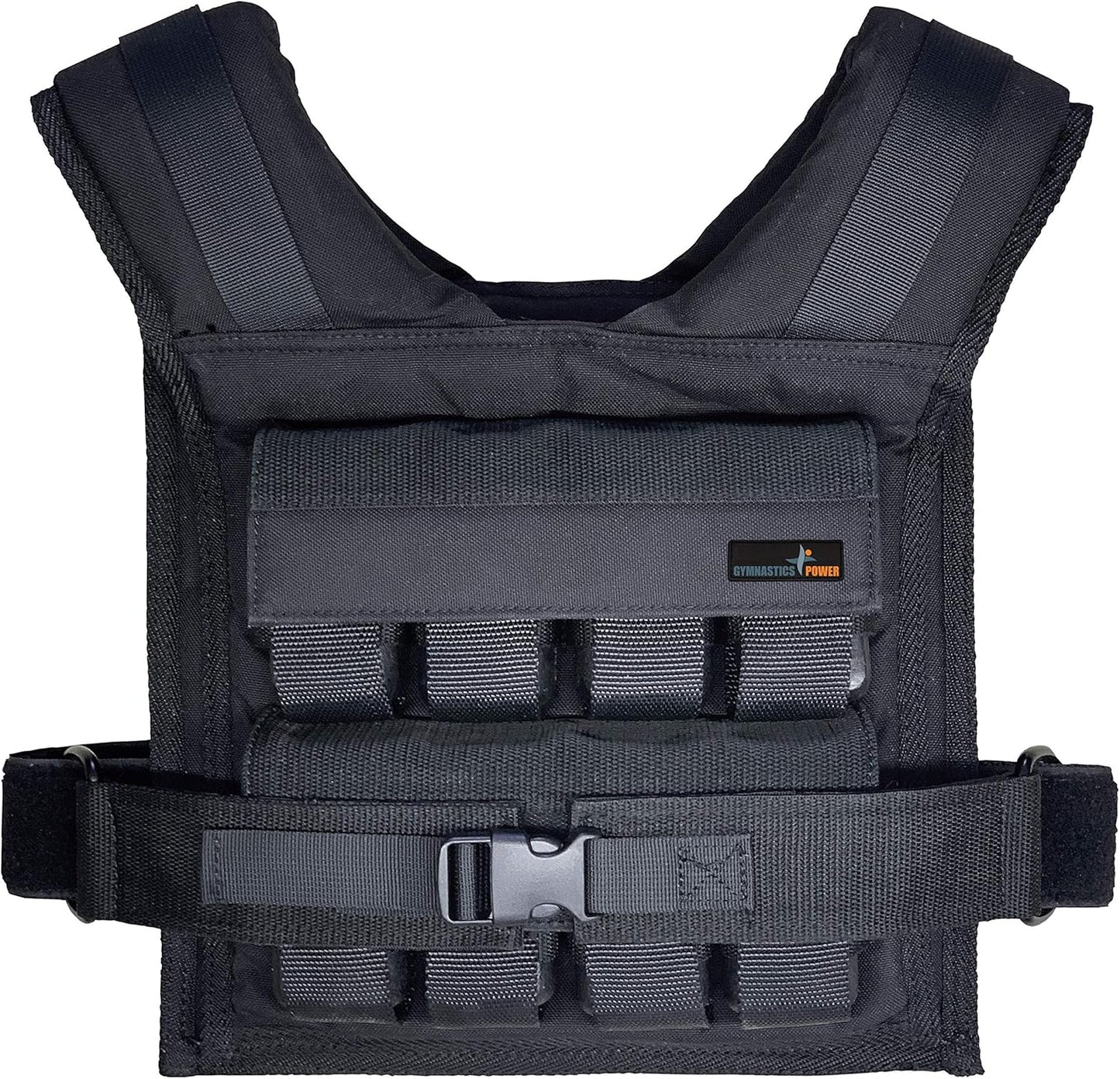 Adjustable Weighted Vest for Gymnastics & Fitness Training - 6lb to 60lb Iron Weights for Men and Women