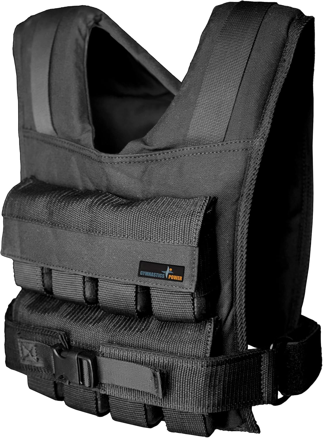 Adjustable Weighted Vest for Gymnastics & Fitness Training - 6lb to 60lb Iron Weights for Men and Women