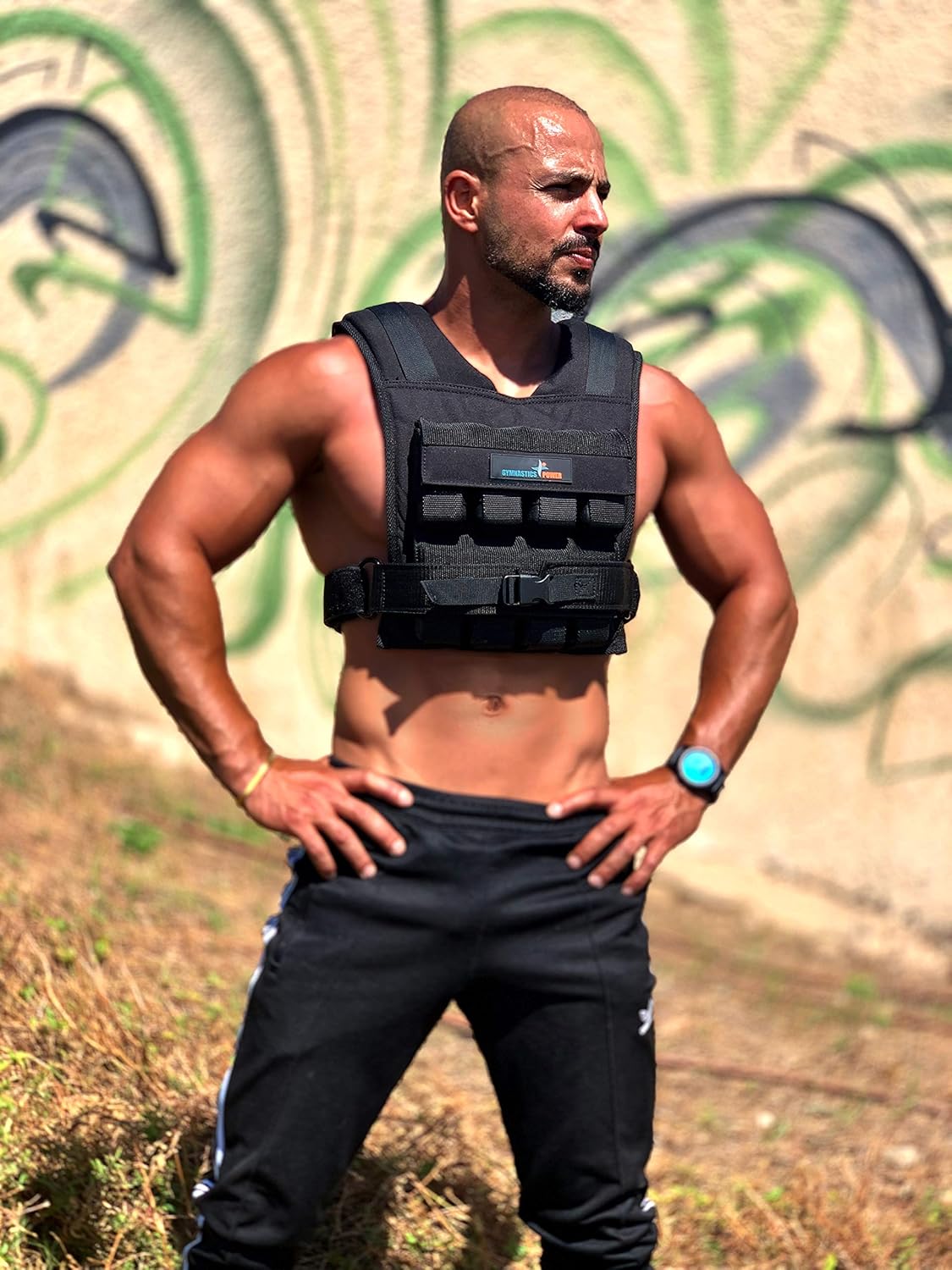 Adjustable Weighted Vest for Gymnastics & Fitness Training - 6lb to 60lb Iron Weights for Men and Women