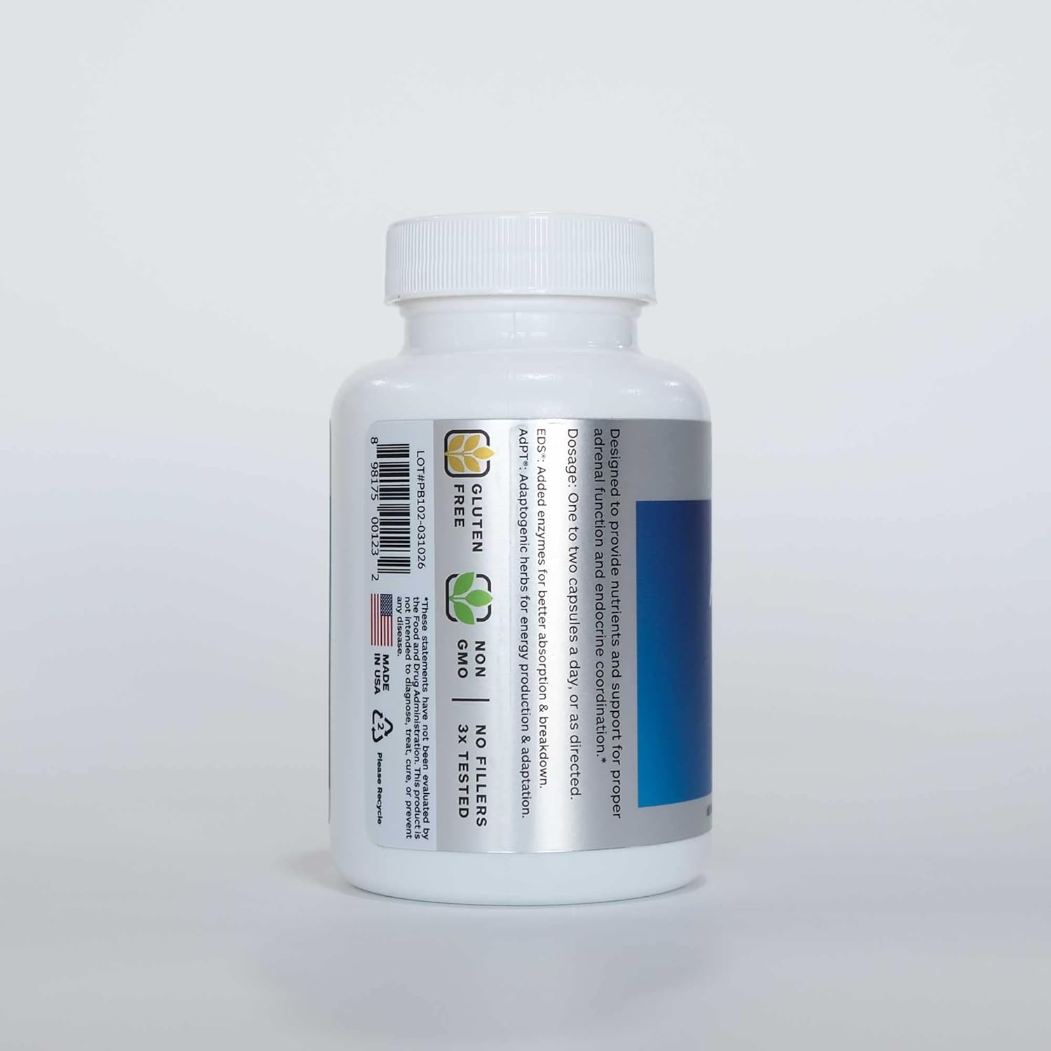 Adrenal Complex Supplement for Healthy Adrenal Function, Stress Relief, Energy - 90 Vegetarian Capsules by Professional Botanicals