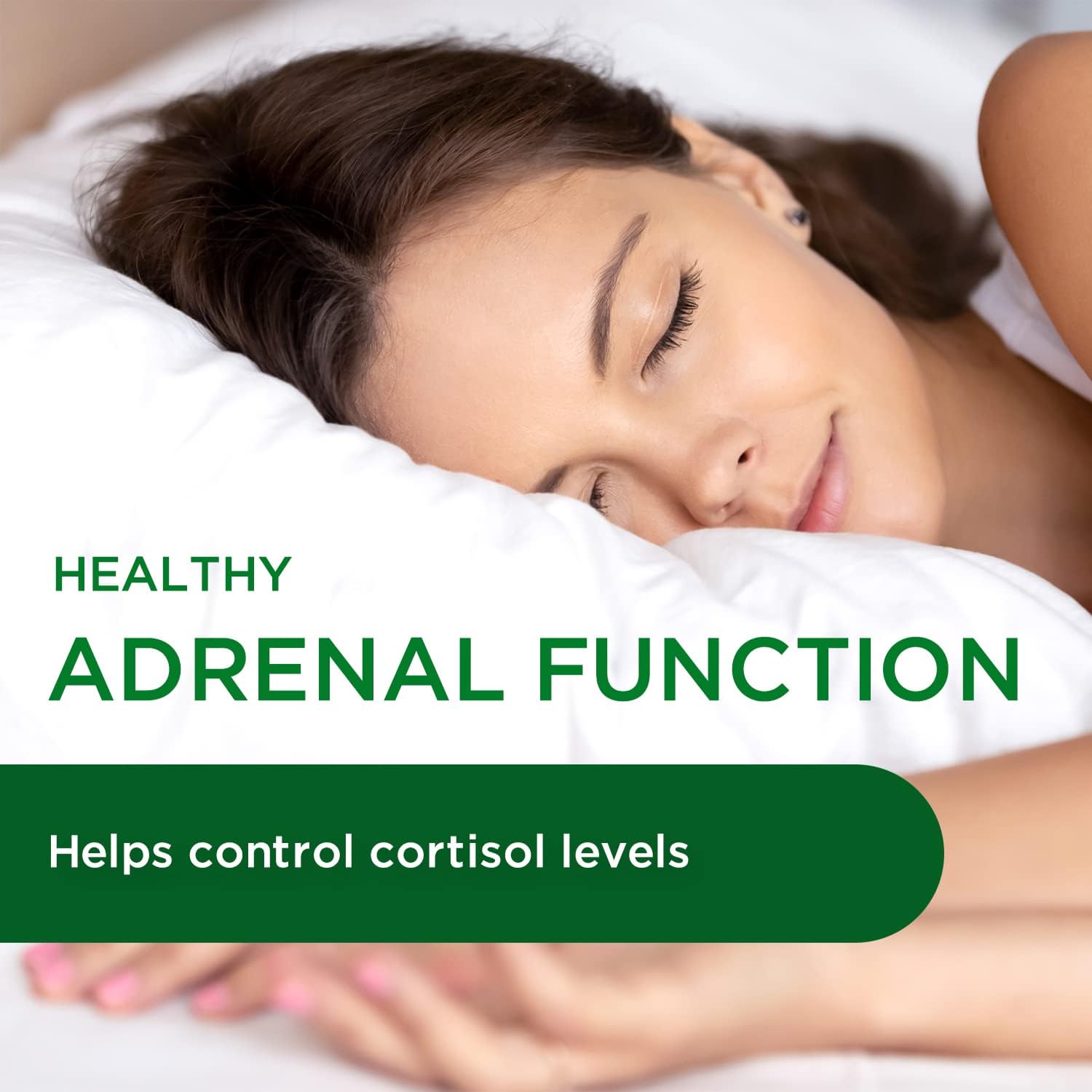 Adrenal Health Support Supplement with Ashwagandha, Rhodiola & B Vitamins - Stress Relief, Energy, Sleep Aid - 60 Capsules