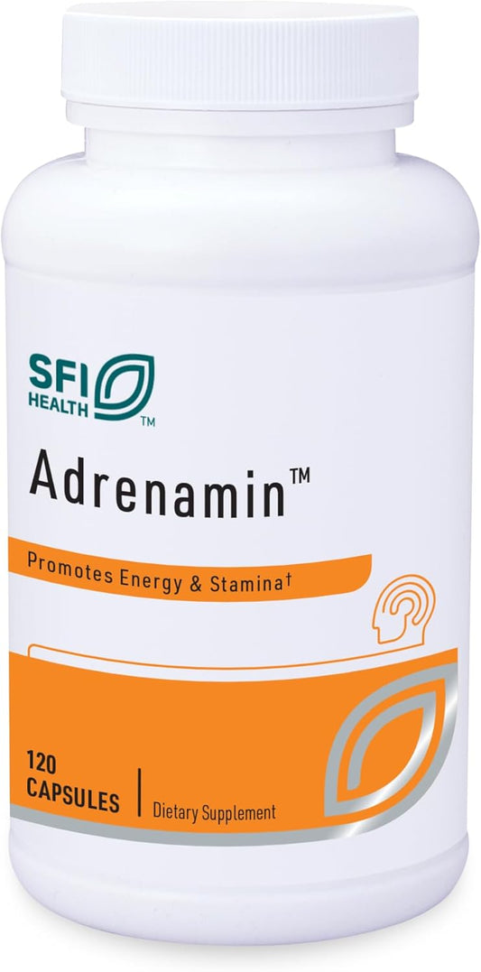Adrenamin - Adrenal Support Supplement with Cordyceps Mushroom, Rhodiola & Eleuthero - Gluten-Free Adrenal Health Support for Men & Women (120 Capsules)