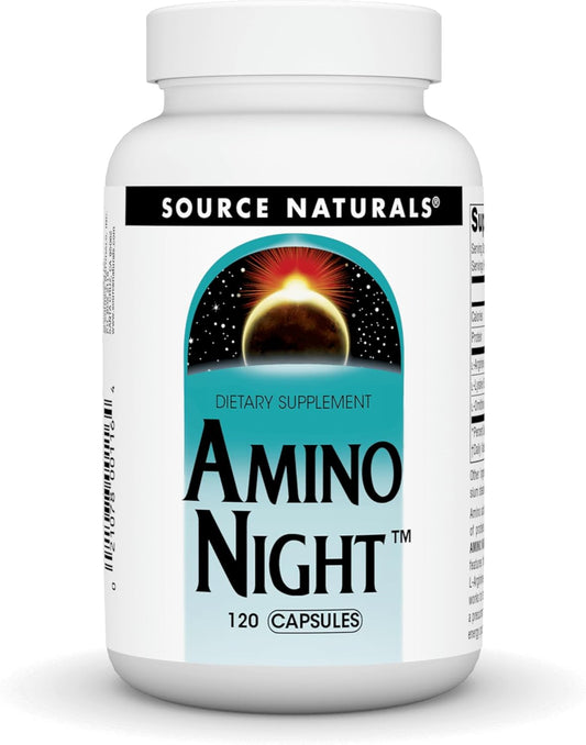 Advanced Amino Acid Formula - Source Naturals Amino Night - 120 Capsules