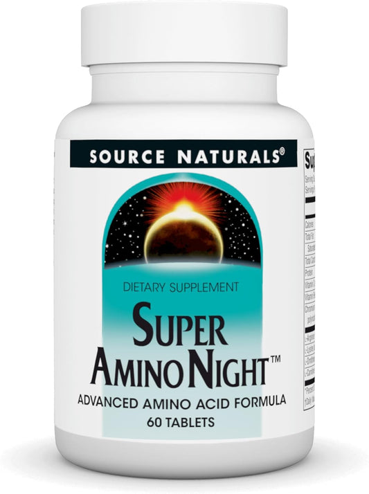Advanced Amino Acid Formula for Nighttime Recovery - 60 Capsules by Source Naturals