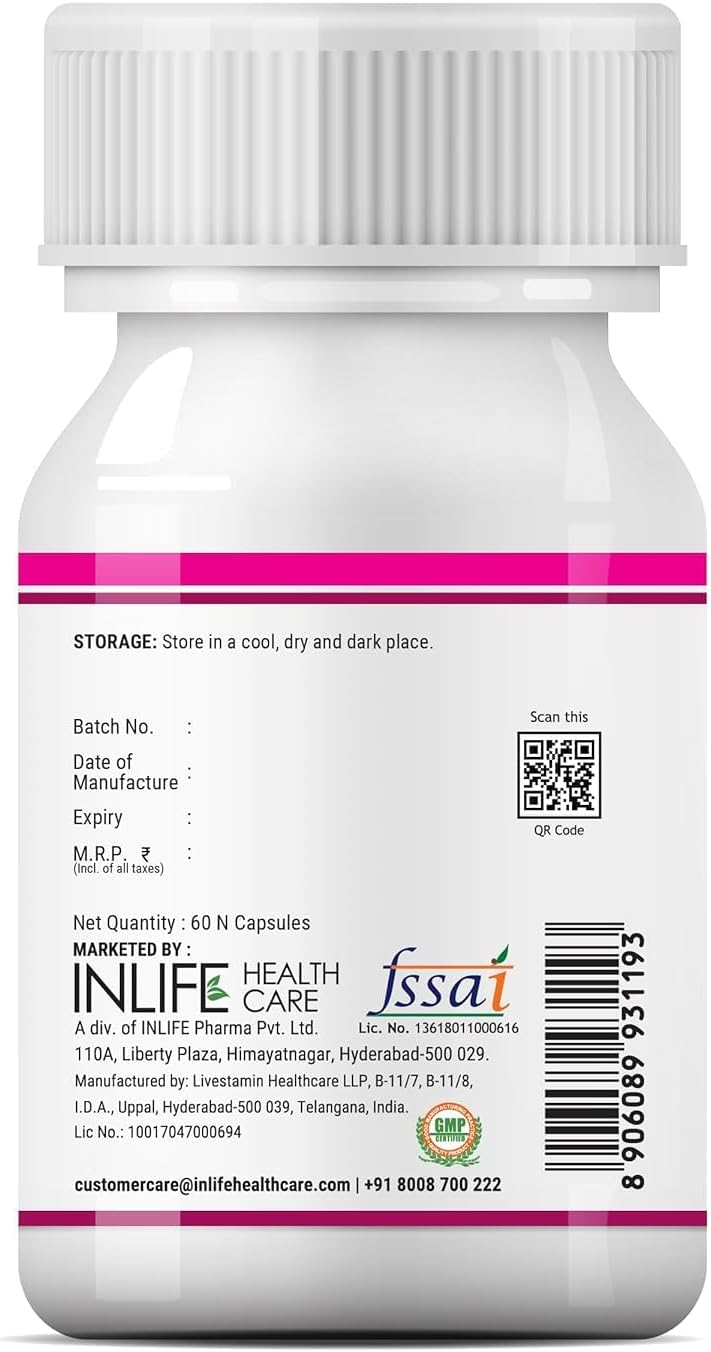 Advanced Biotin Hair, Skin, and Nails Supplement with Multivitamins and Minerals - 60 Vegetarian Capsules