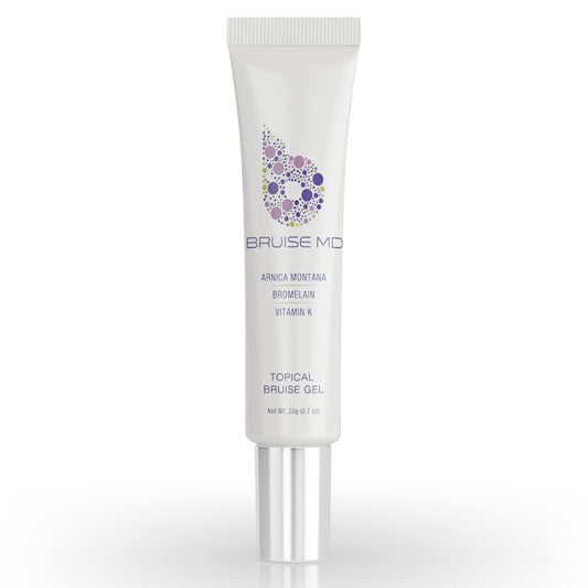 Advanced BruiseMD Gel with 20% Arnica & Bromelain for Bruising & Swelling - 20g Formula with 2% Vitamin K Oxide