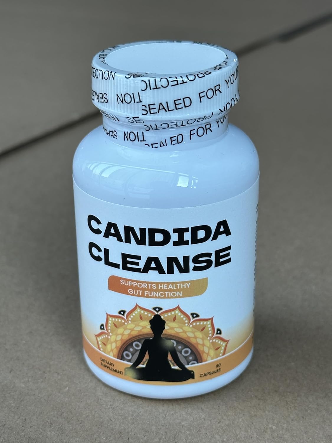 Advanced Candida Cleanse Supplement - Gut & Colon Support with Oregano Leaf, Wormwood, Black Walnut, and Caprylic Acid Formula