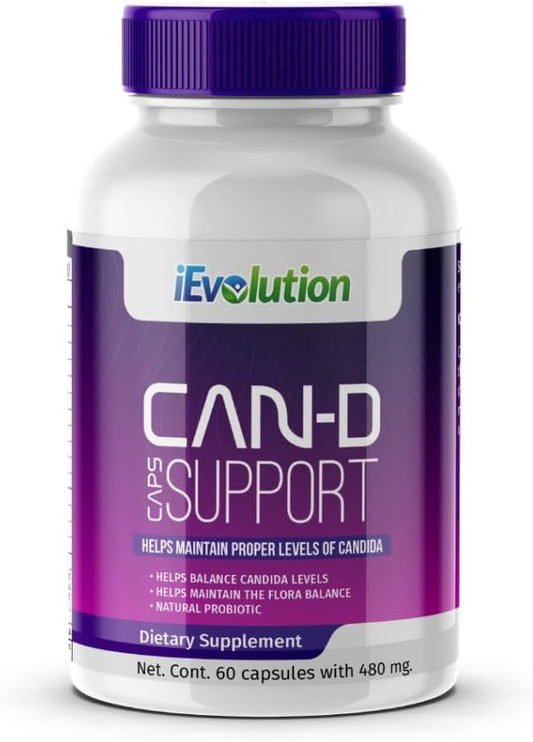 Advanced Candida Control Supplement with Natural Ingredients for Immune & Digestive Support
