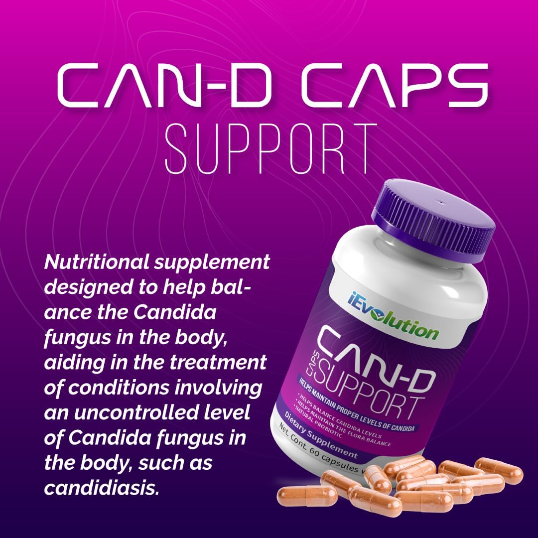 Advanced Candida Control Supplement with Natural Ingredients for Immune & Digestive Support