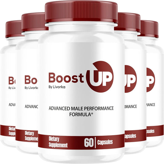 Advanced Formula LIVORKA Boost Up Pills for Men - 5 Pack of Boost Up Supplement Capsules