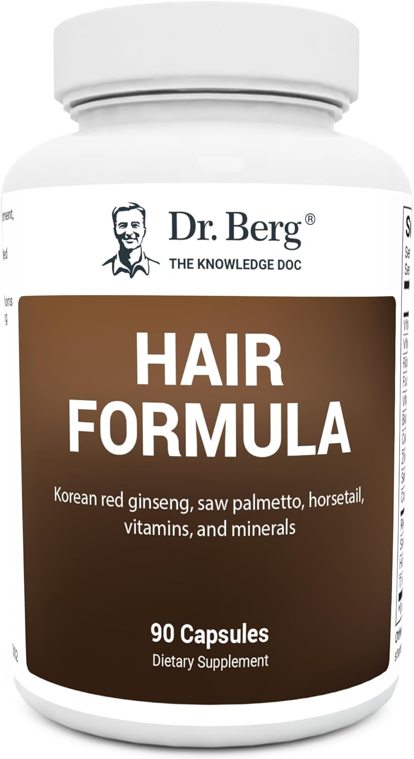 Advanced Hair, Skin, & Nails Vitamins with Biotin, Saw Palmetto, DHT Blocker - 90 Veg Capsules