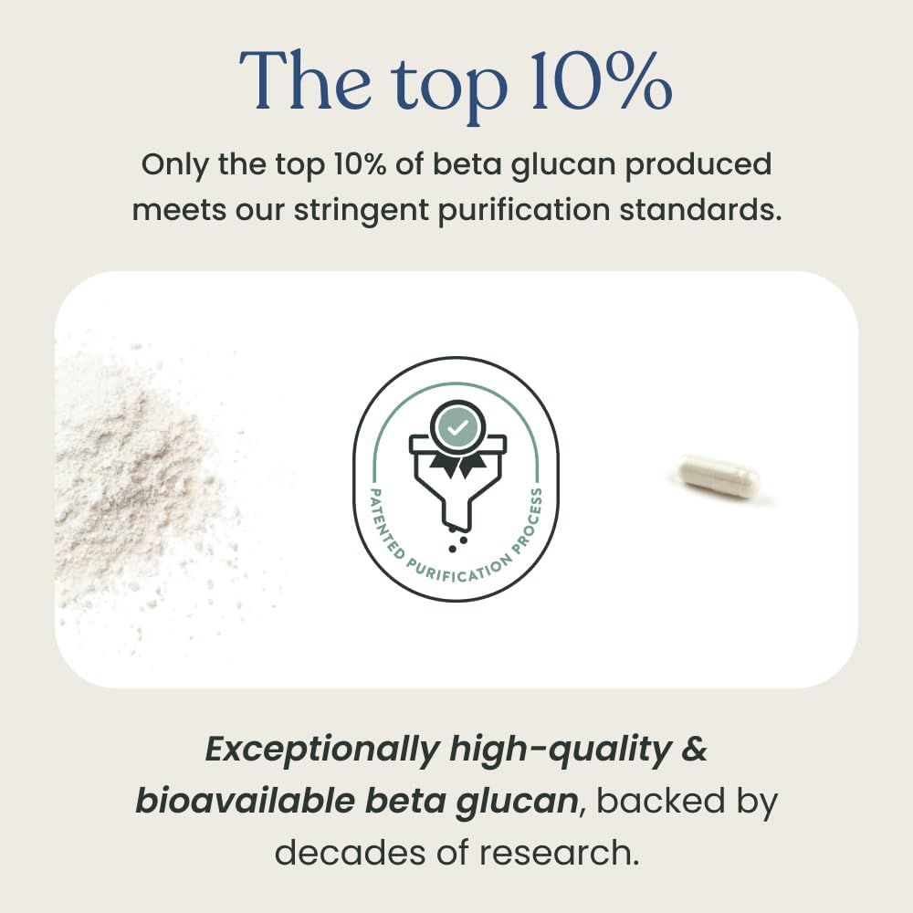 Advanced Immune Support Supplement with Beta Glucan 500 - Immune System Booster - 500mg 60 Capsules