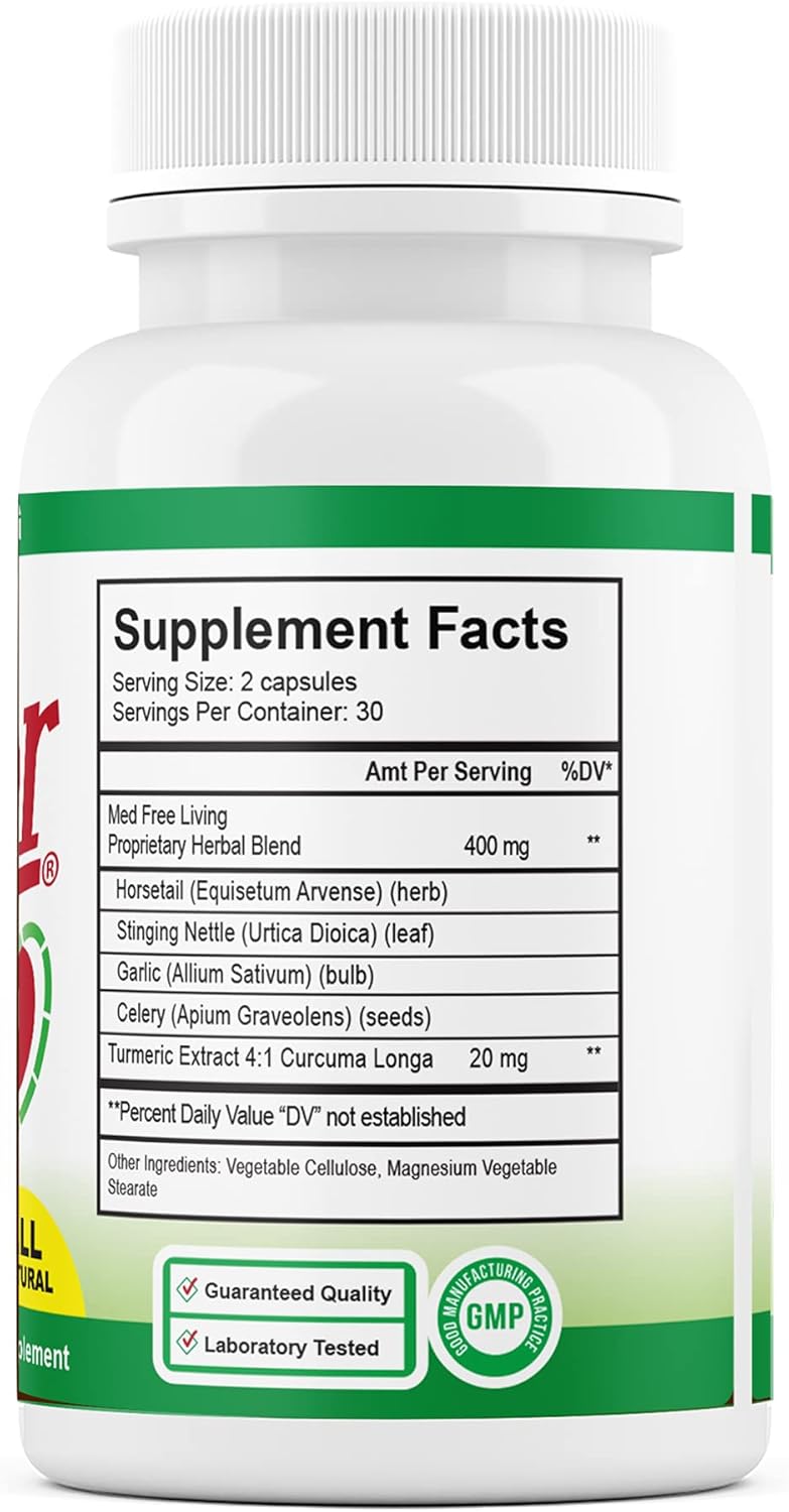 Advanced Joint Health Supplement with Turmeric, Stinging Nettle, Horsetail - Supports Joint Comfort, Mobility, and Strength - 60 Count