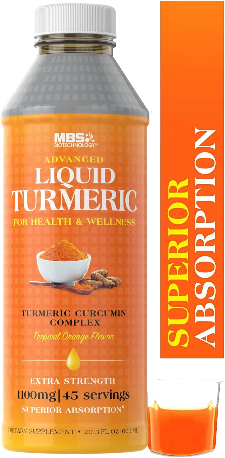Advanced Liquid Turmeric by MBS Biotechnology - Highly Effective Supplement