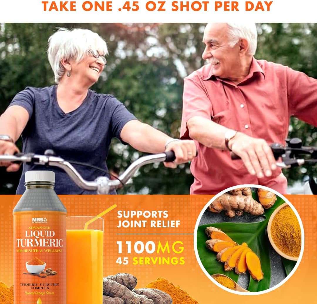 Advanced Liquid Turmeric by MBS Biotechnology - Highly Effective Supplement