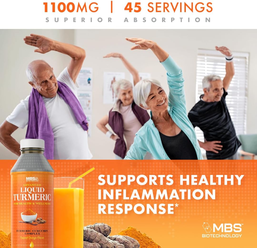 Advanced Liquid Turmeric by MBS Biotechnology - Highly Effective Supplement