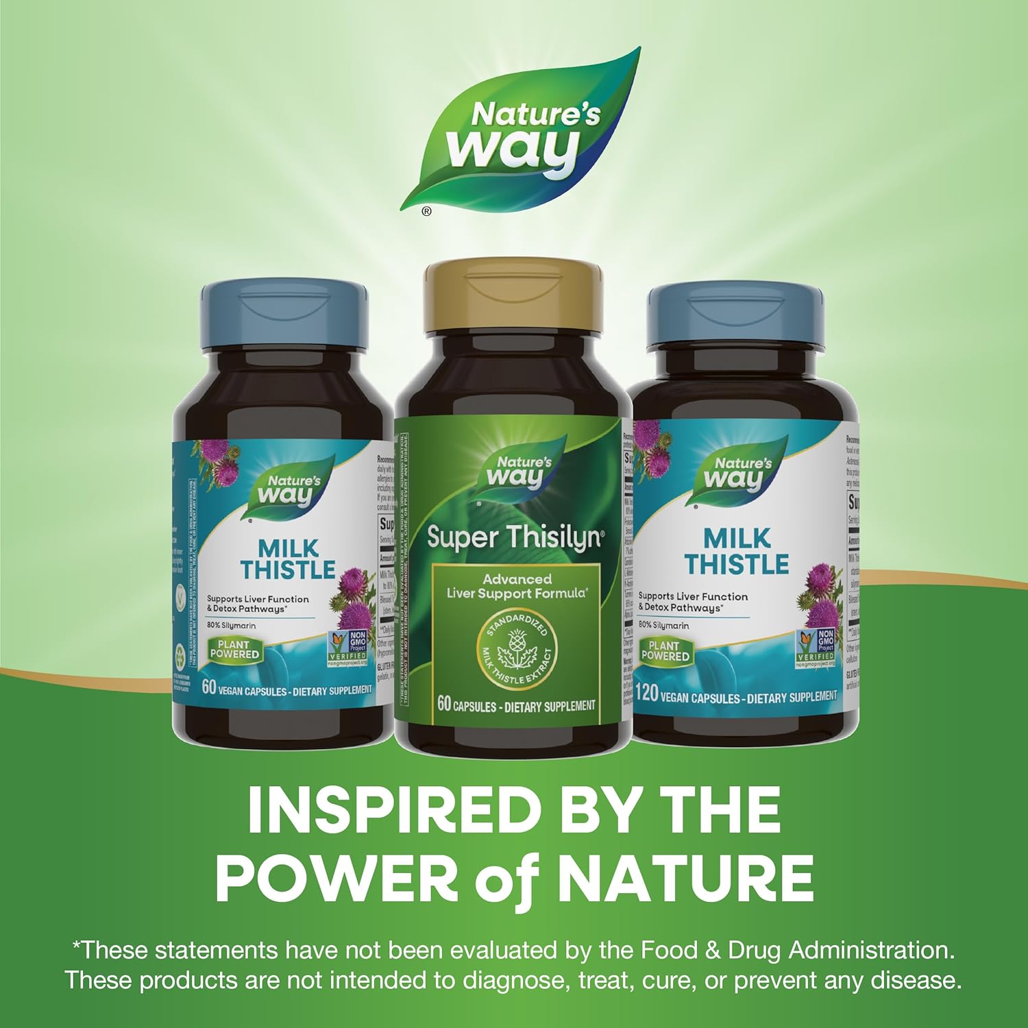 Advanced Liver Support Formula - Nature's Way Super Thisilyn for Liver Function - 60 Capsules