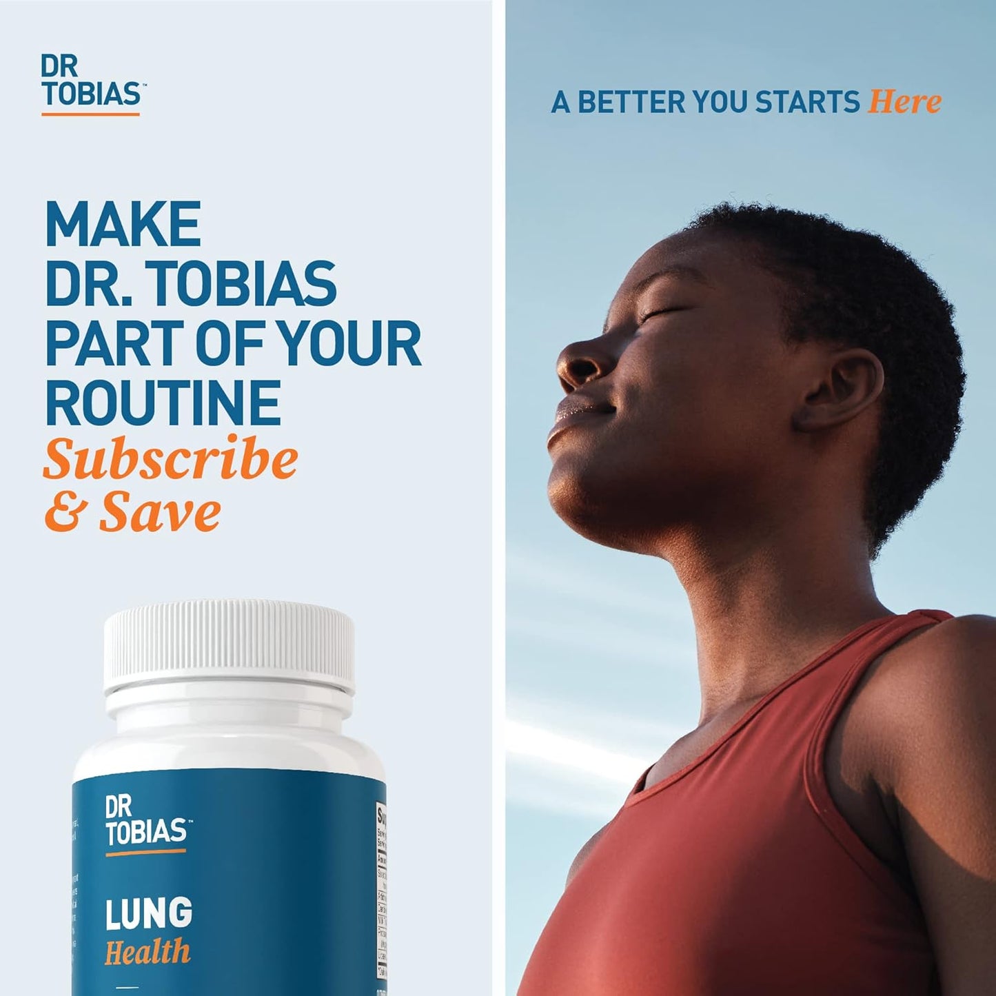 Advanced Lung Health Supplement with Vitamin C, Butterbur, Quercetin & Bromelain - 60 Capsules